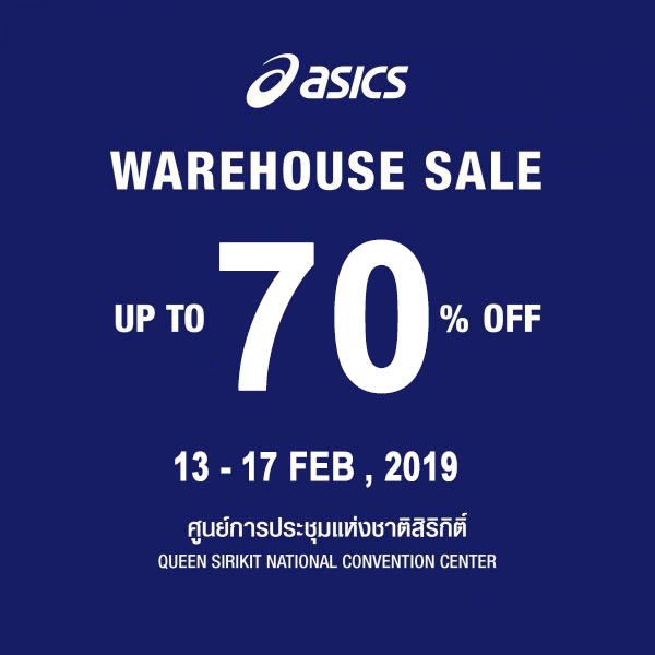 asics warehouse sale 2019