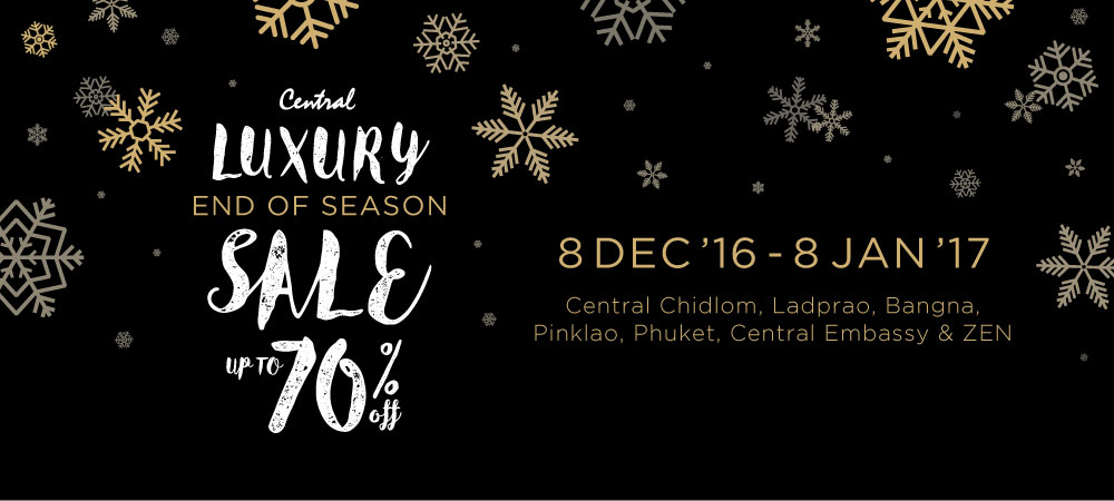 CENTRAL LUXURY END OF SEASON SALE
