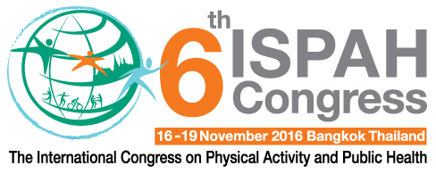 งานประชุมนานาชาติว่าด้วยการส่งเสริมกิจกรรมทางกายและสุขภาพ ครั้งที่ 6 (ISPAH congress)