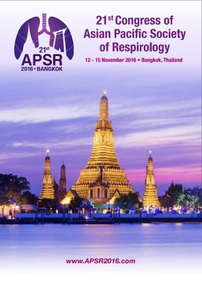 งานประชุมโรคระบบการหายใจแห่งภาคพื้นเอเชีย-แปซิฟิก ครั้งที่ 21 (APSR 2016)