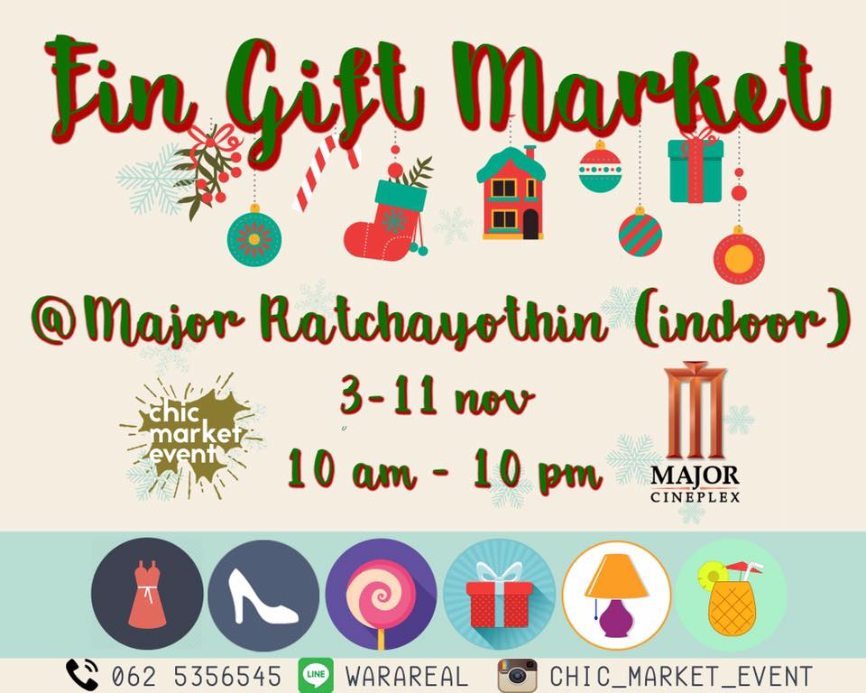 Fin Gift Market @Major Ratchayothin (Indoor)