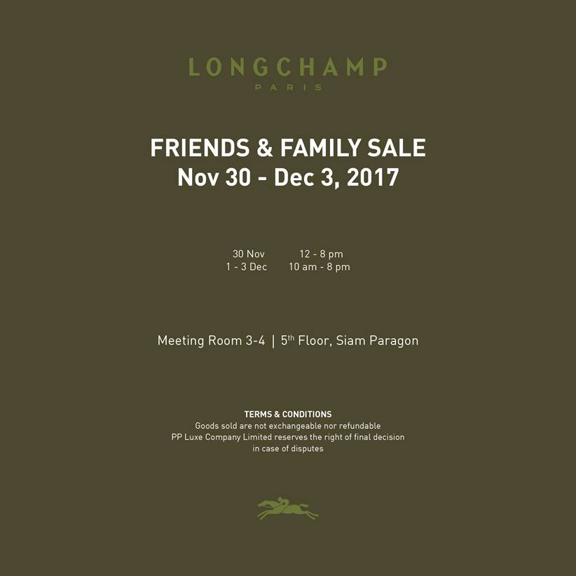 Longchamp Friend & Family Sale