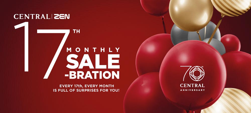 Central | ZEN 17th Monthly Sale-Bration