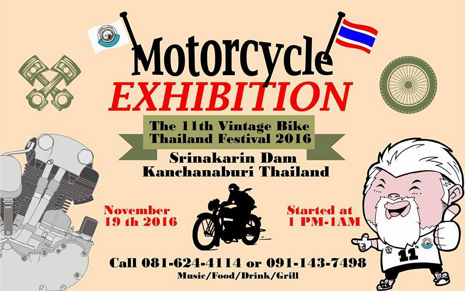 The 11th Vintage Bike Thailand Festival 2016