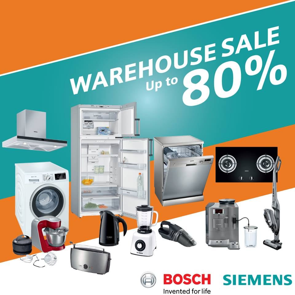 The Home Appliance Warehouse Sale Up to 80%