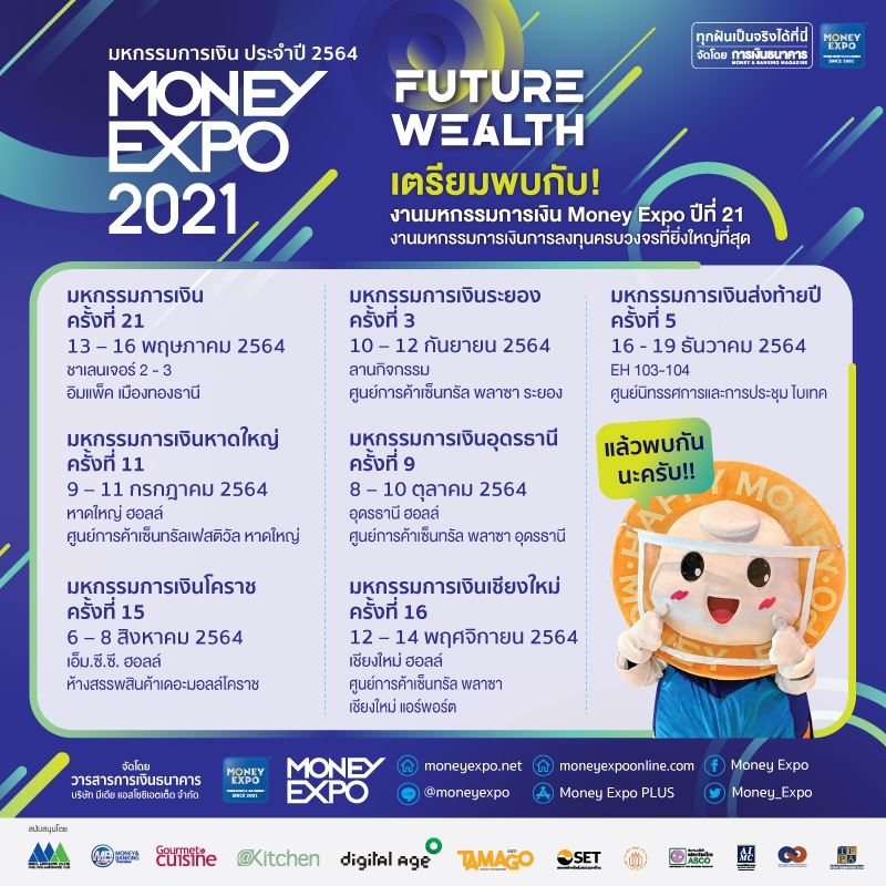 MONEY EXPO 2021 งานมหกรรมการเงินโคราช ครั้งที่ 15 จ.นครราชสีมา