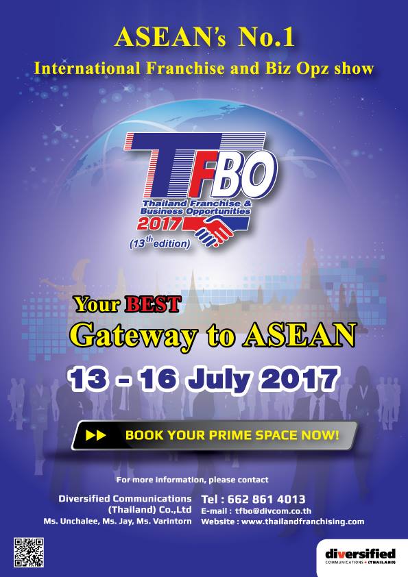 Thailand Franchise & Business Opportunity (TFBO), 13th edition