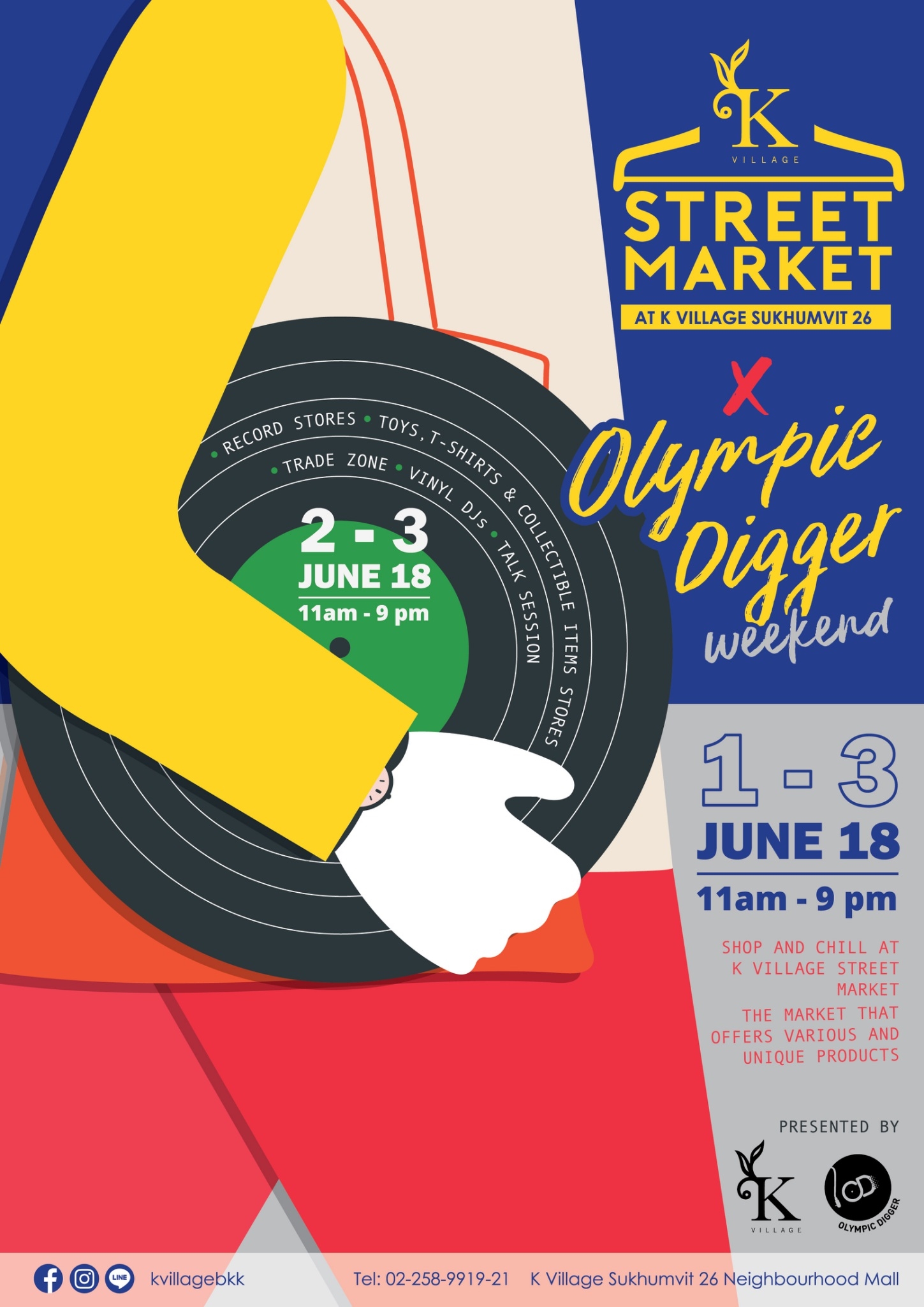 K Village Street Market x Olympic Digger Weekend