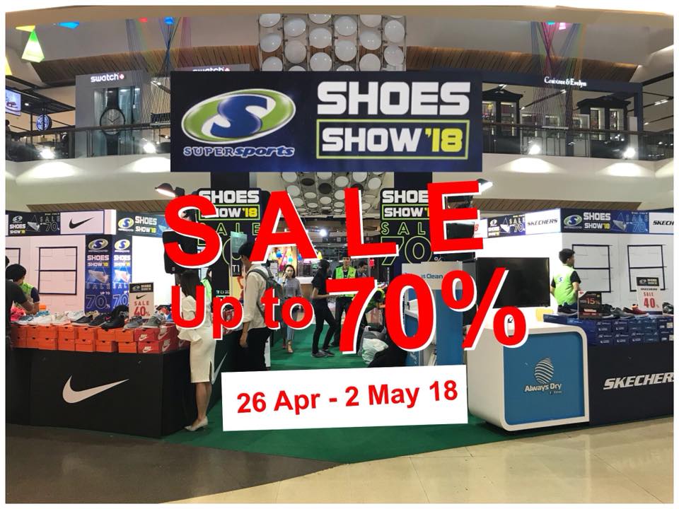 Supersports Shoes Show ‘18 Sale Up To 70%