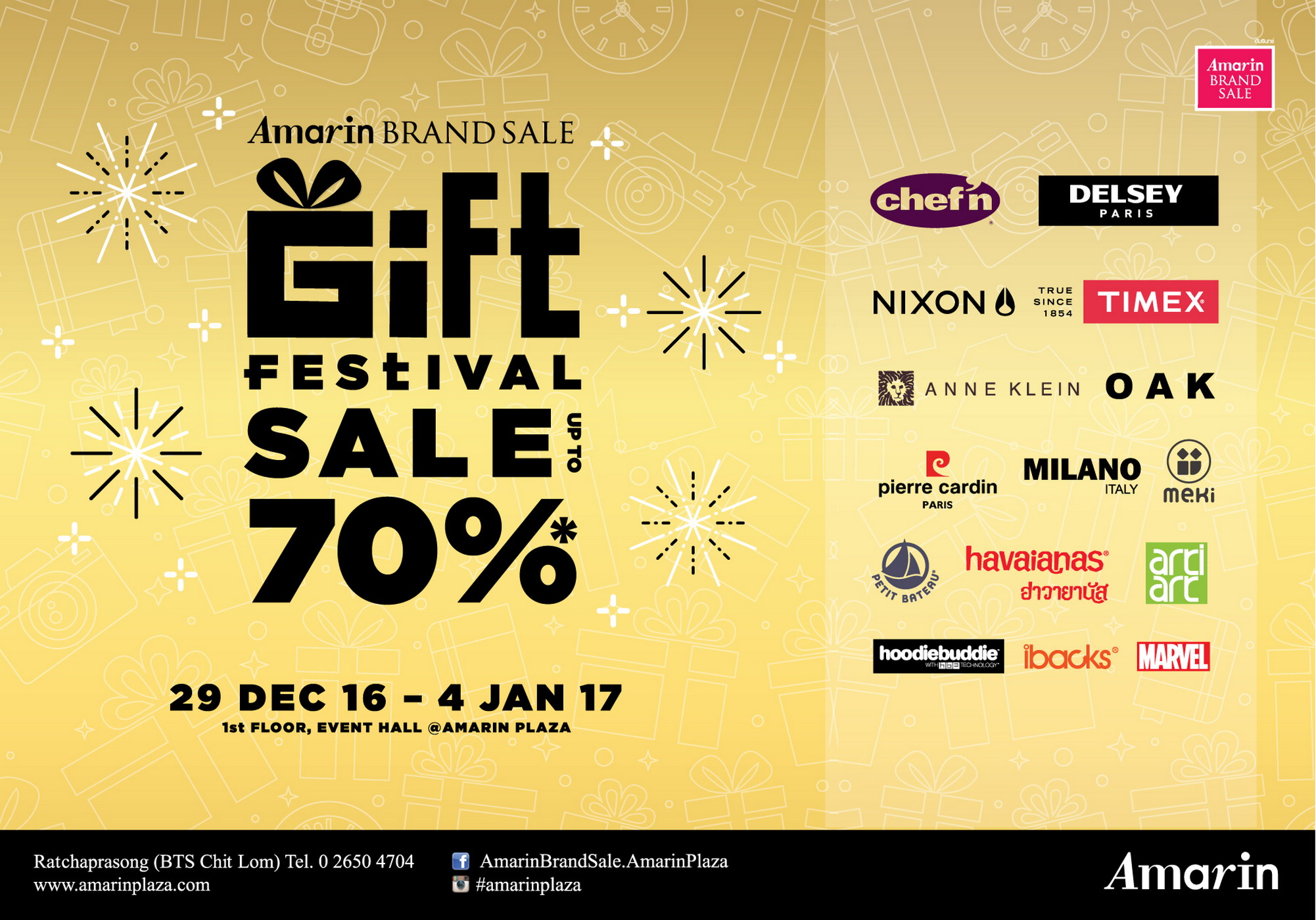 Amarin Brand Sale: Gift Festival Sale Up To 70%