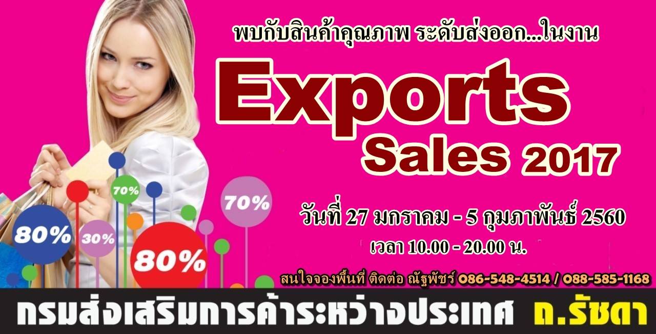 Exports Sales 2017