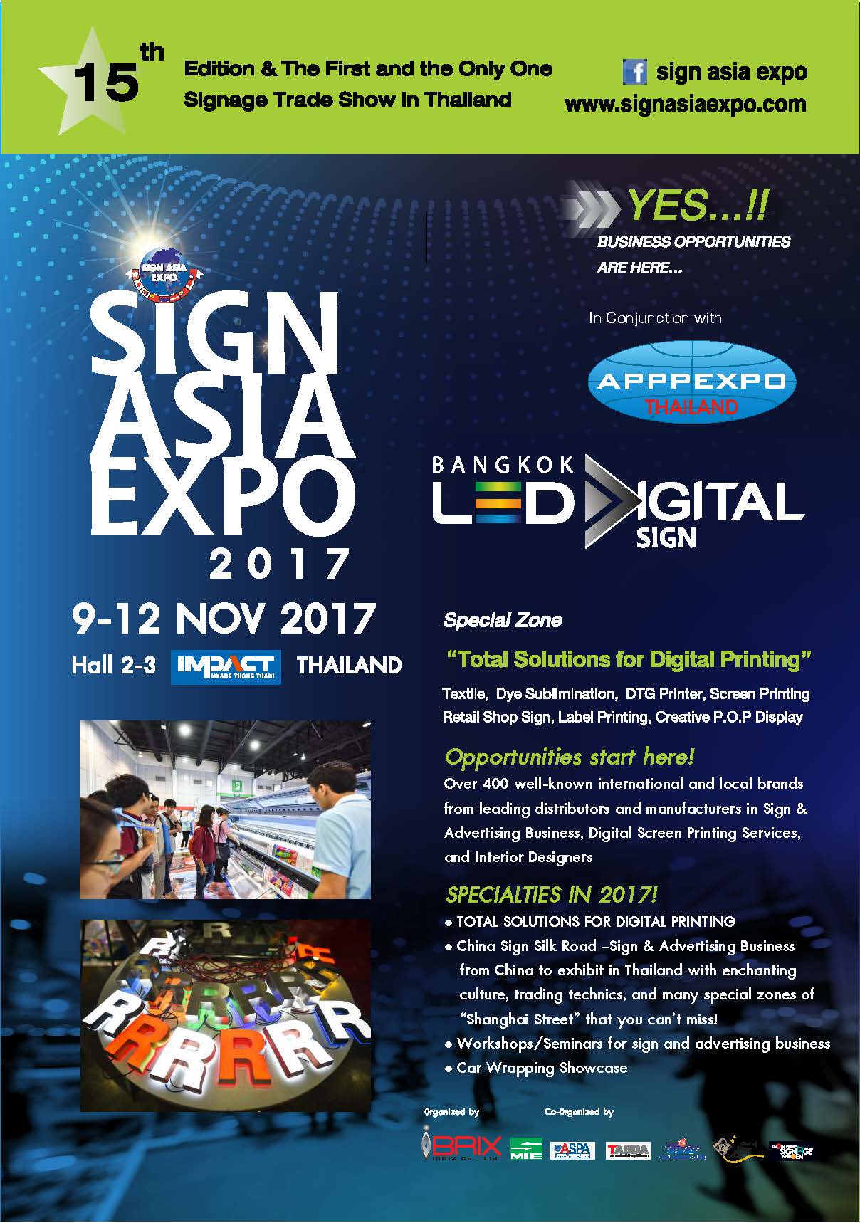 Sign Asia Expo 2017 & Bangkok LED & Digital Sign 2017