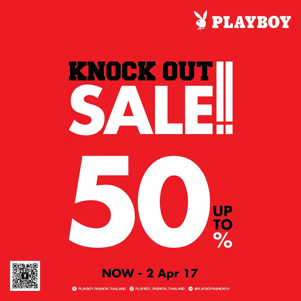 PLAYBOY KNOCK OUT SALE up to 50%