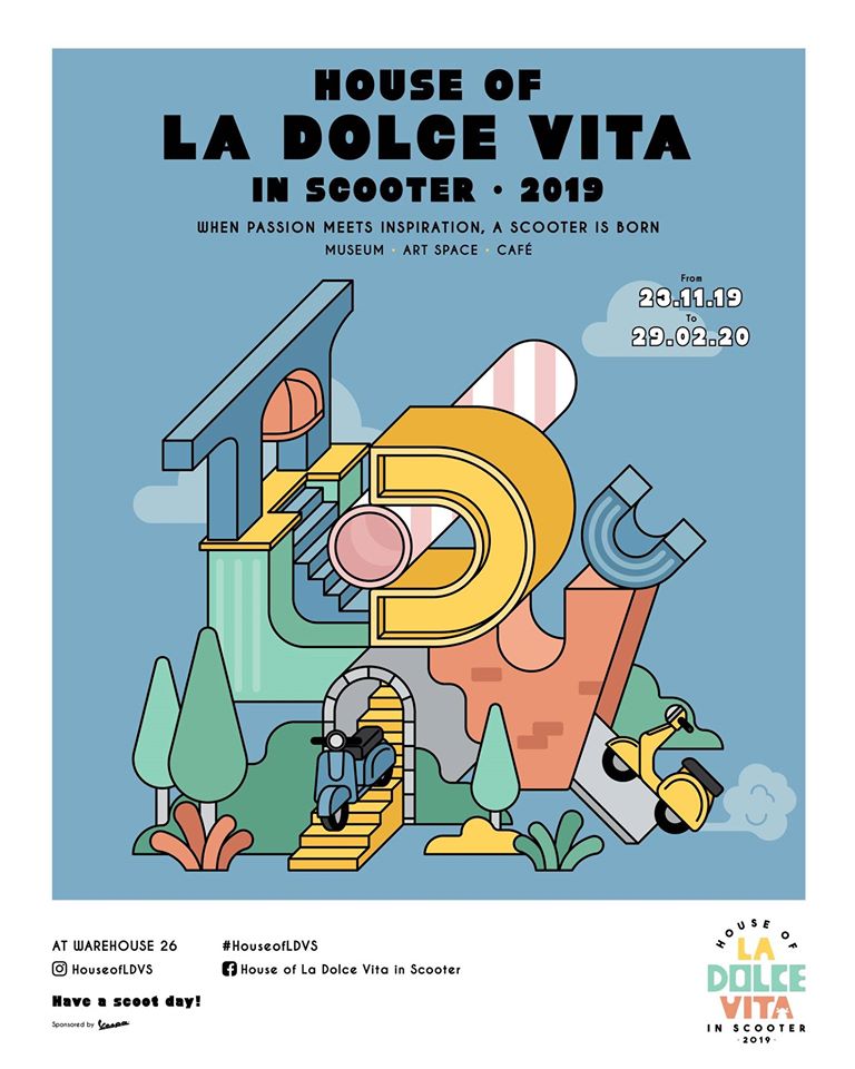 House of La Dolce Vita in Scooter 2019