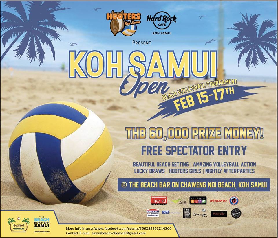 Samui Open Beach Volleyball Tournament Afterparty
