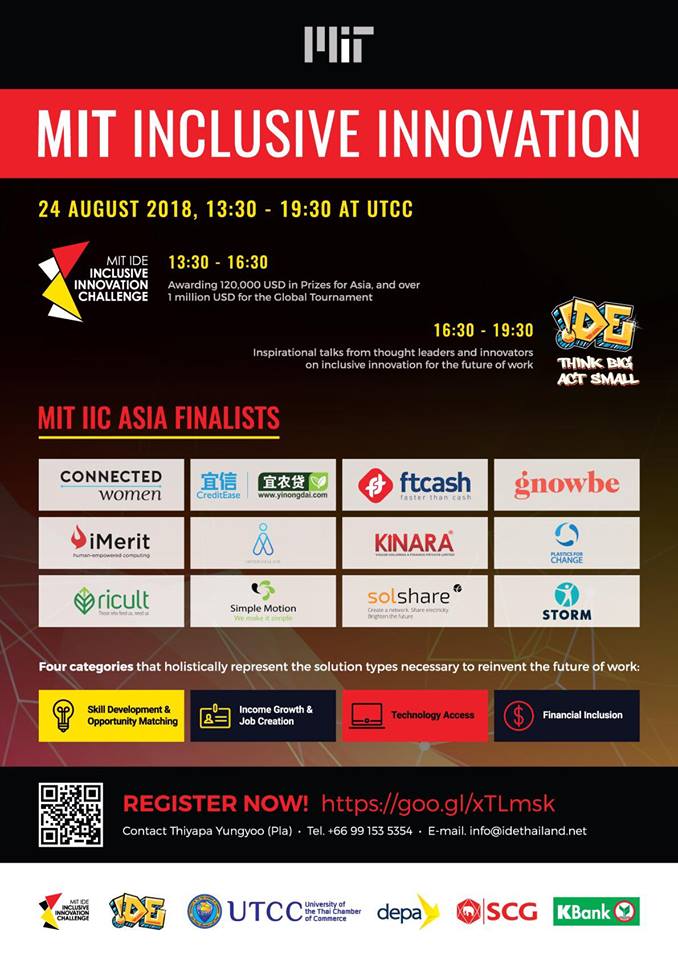 MIT Inclusive Innovation Asia 2018