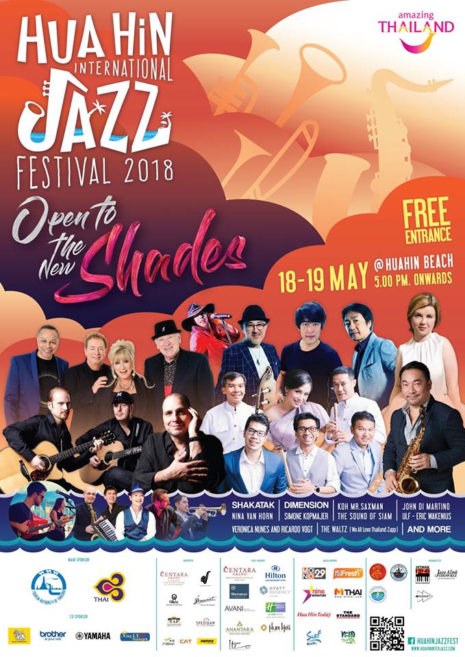 Hua Hin International Jazz Festival 2018:  Open To The New Shades