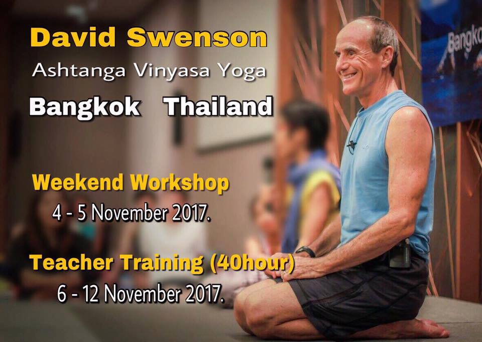 David Swenson (Ashtanga Vinyasa Yoga) in Bangkok