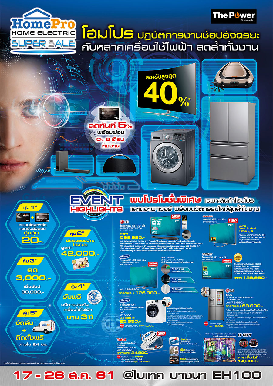 HomePro Home Electric Super Sale