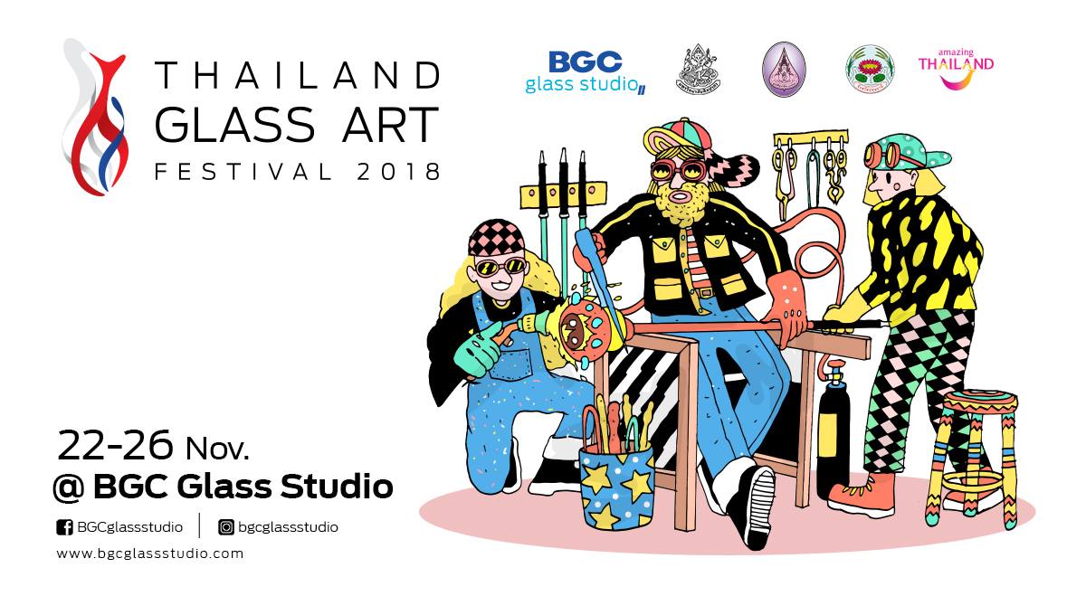 Thailand Glass Art Festival 2018 (workshop)