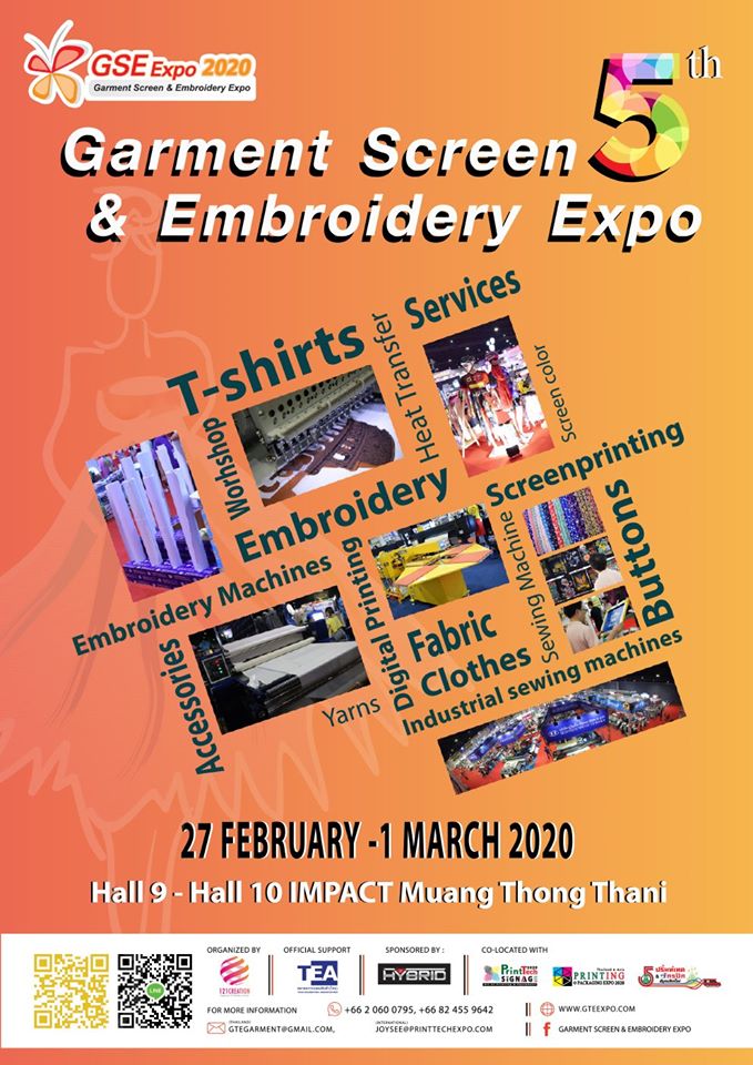 The 5th Garment Screen & Embroidery Expo 2020