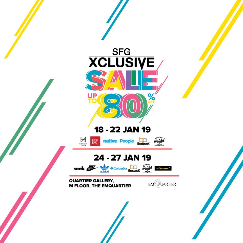 SFG Xclusive Sale 2019 @ Emquartier