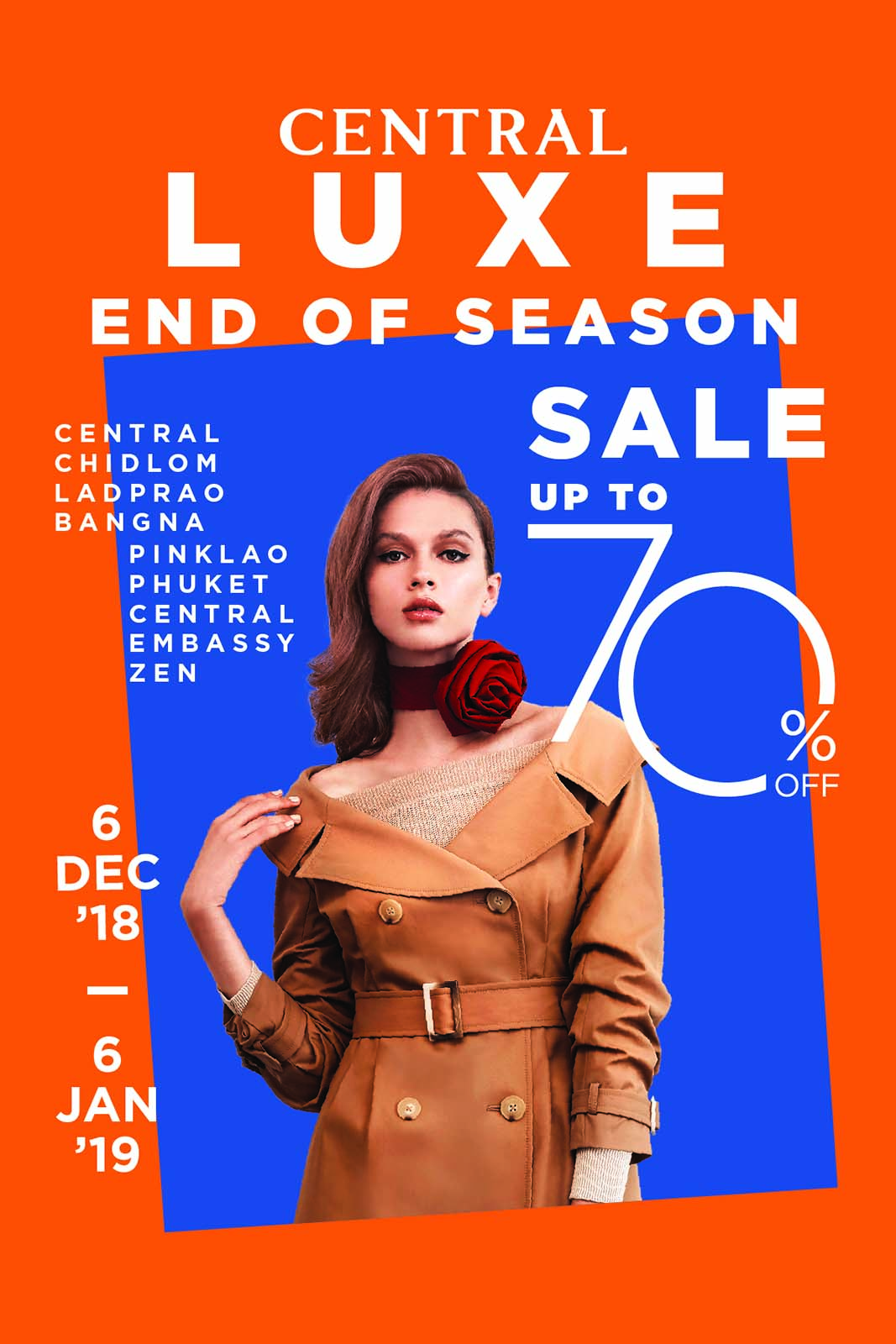 CENTRAL LUXE END OF SEASON SALE