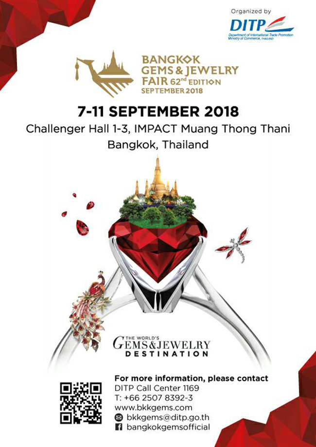 Bangkok Gems & Jewelry Fair 62nd