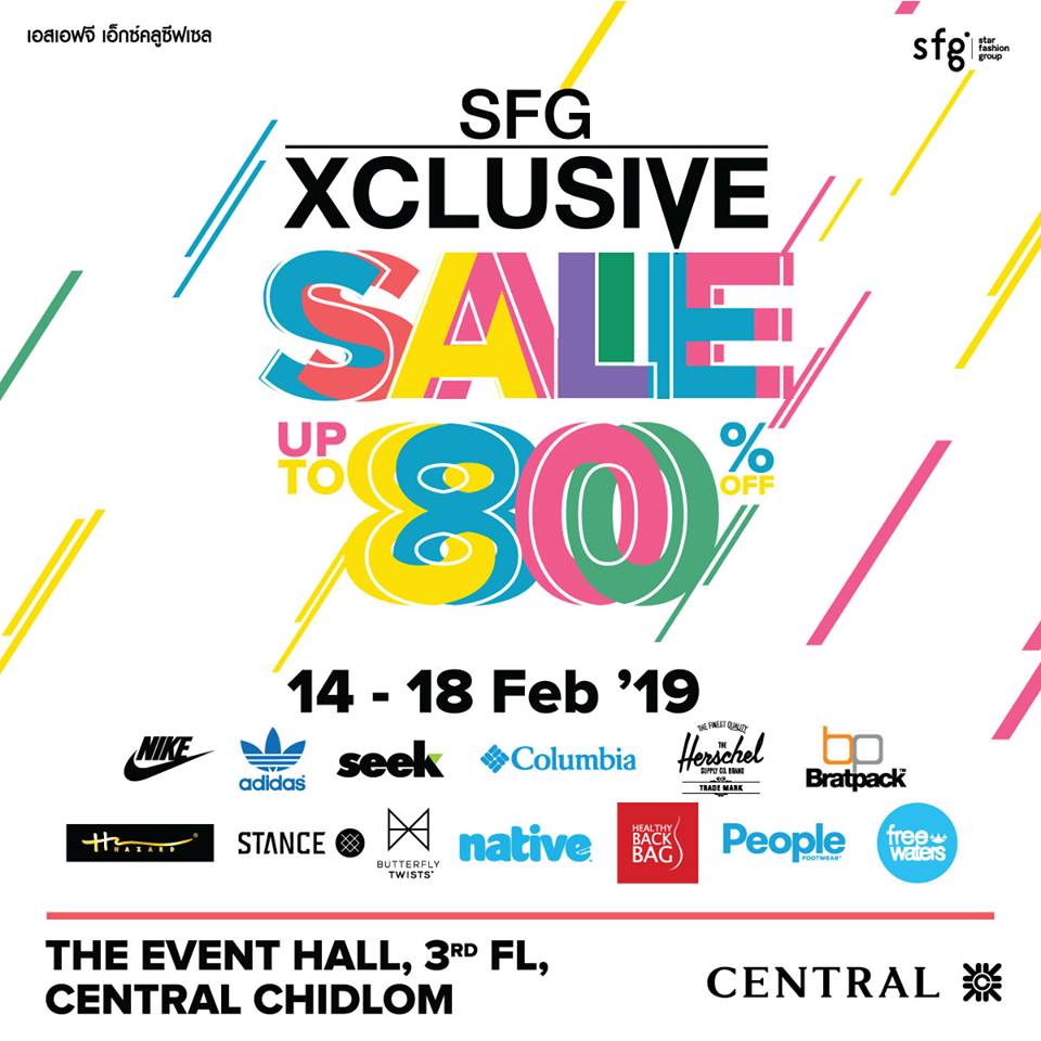 SFG Xclusive Sale 2019 @Central Chidlom