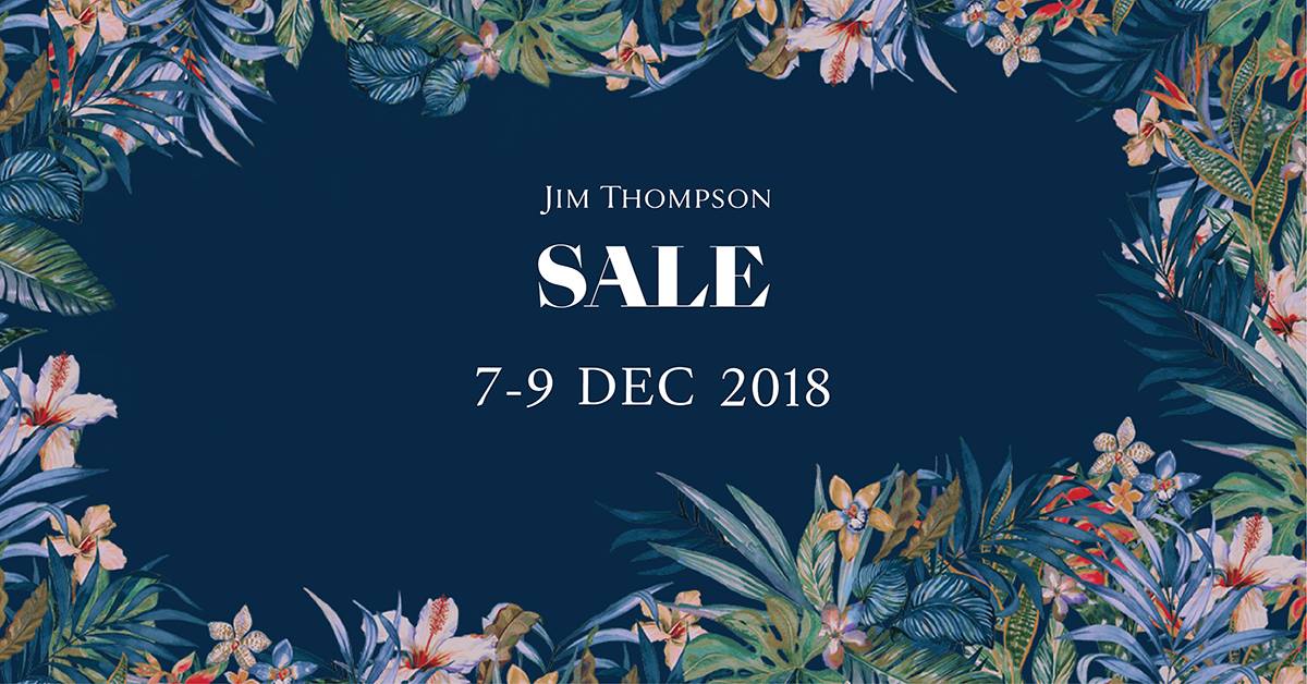 Jim Thompson Sale 2018