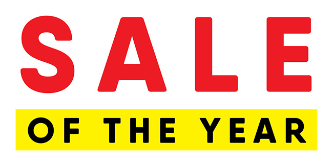 SALES OF THE YEAR