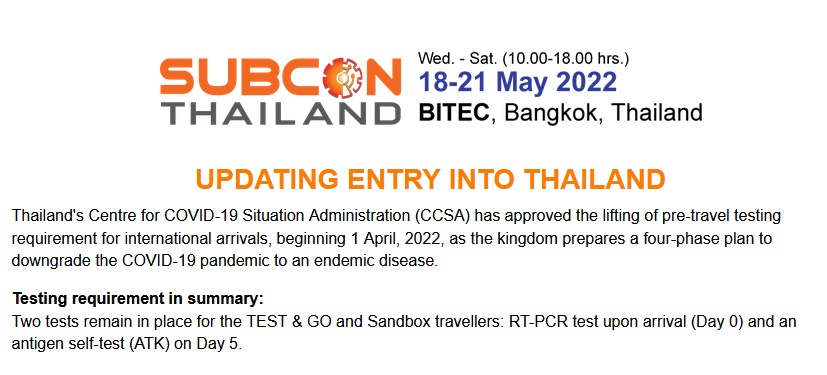 Subcon Thailand 2022