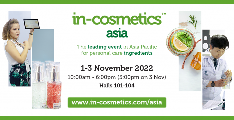 In-Cosmetics Asia 2022