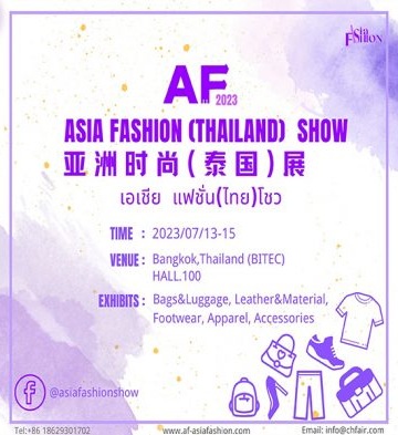 Asia Fashion (Thailand）Show 2023